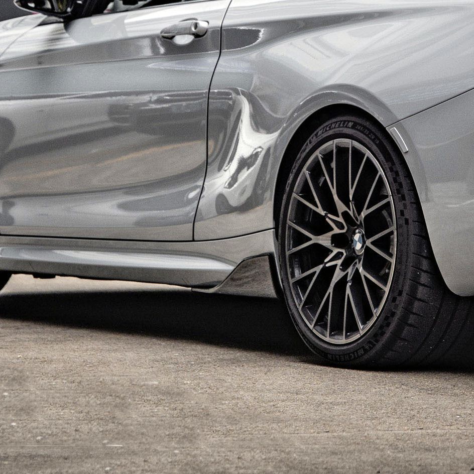 MP Style Pre-Preg Carbon Fibre Side Skirts for BMW F22 2 Series F87 M2 16-21-Carbon Factory