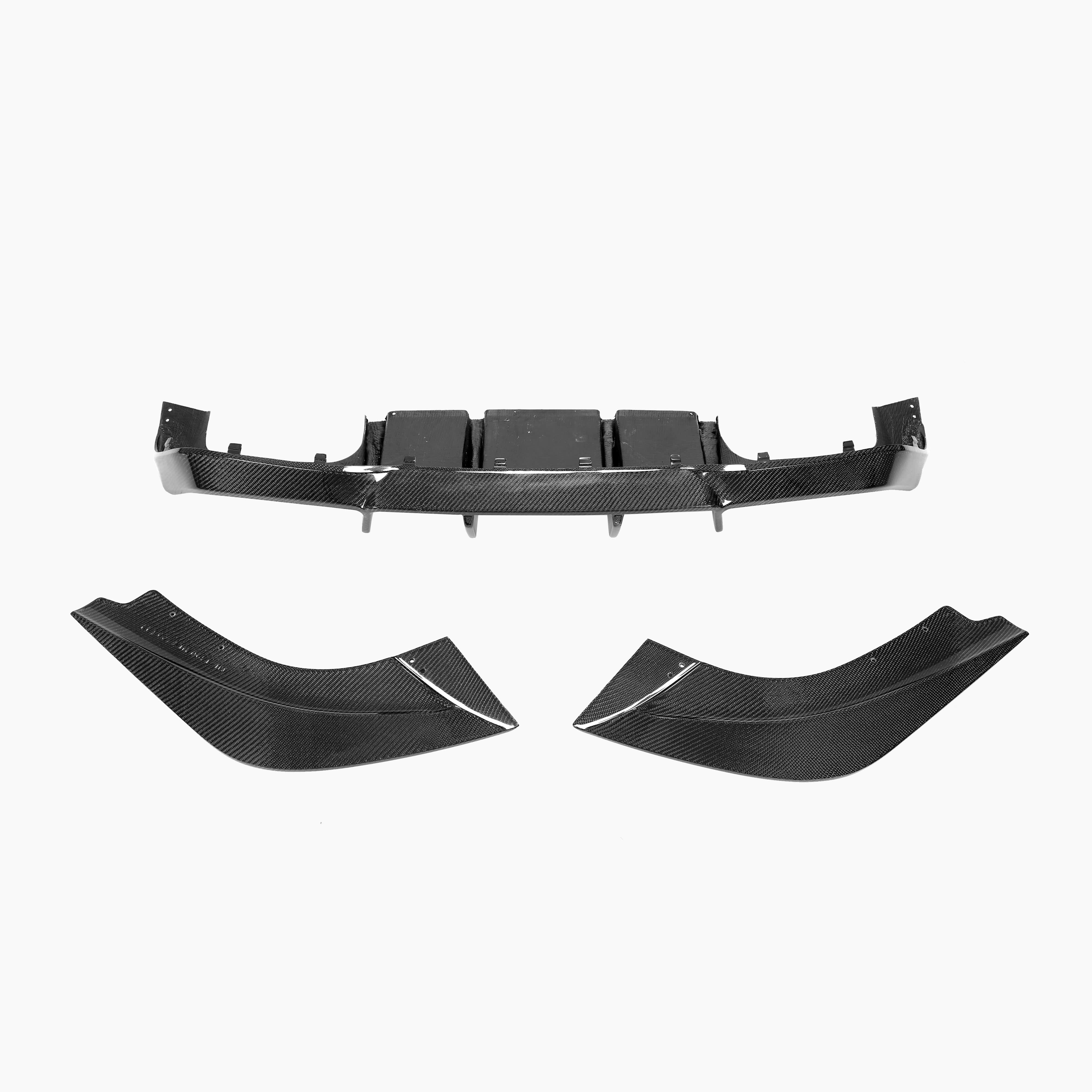 MP3 Style Carbon Fibre Rear Diffuser 3 Pieces for BMW F87 F87C M2 16-21 - Carbon Factory
