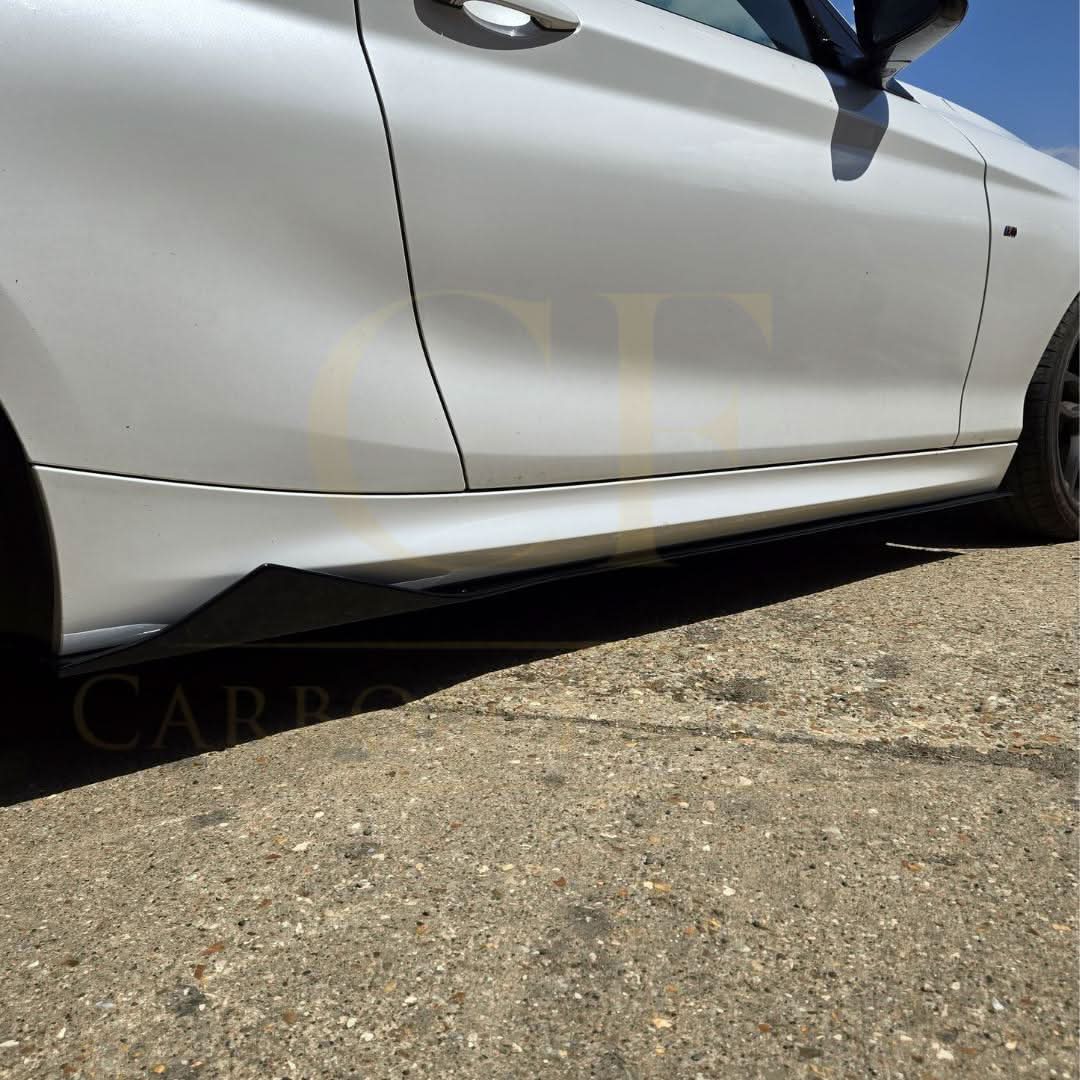 MTC Style Gloss Black Side Skirts for BMW F22 2 Series F87 M2 14-20 - Carbon Factory