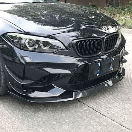 MTCS Style Carbon Fibre Front Splitter for BMW F87 M2 OG 16-18 - Carbon Factory