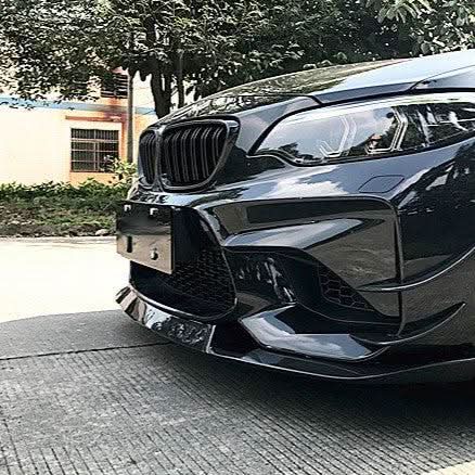 MTCS Style Carbon Fibre Front Splitter for BMW F87 M2 OG 16-18 - Carbon Factory