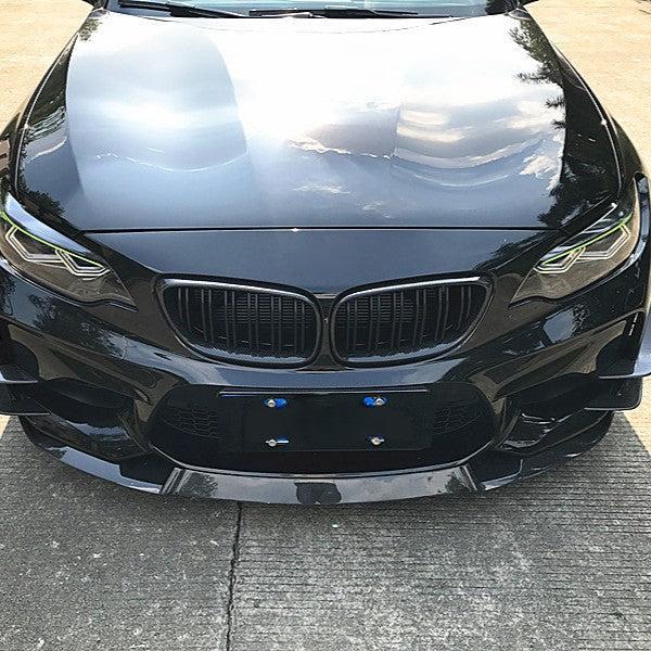MTCS Style Carbon Fibre Front Splitter for BMW F87 M2 OG 16-18-Carbon Factory
