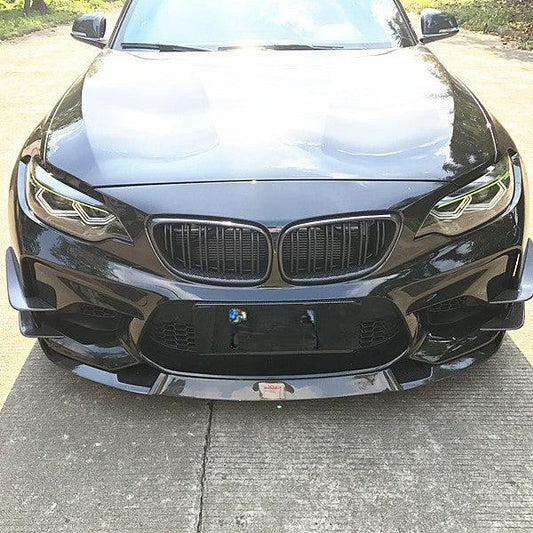 MTCS Style Carbon Fibre Front Splitter for BMW F87 M2 OG 16-18 - Carbon Factory