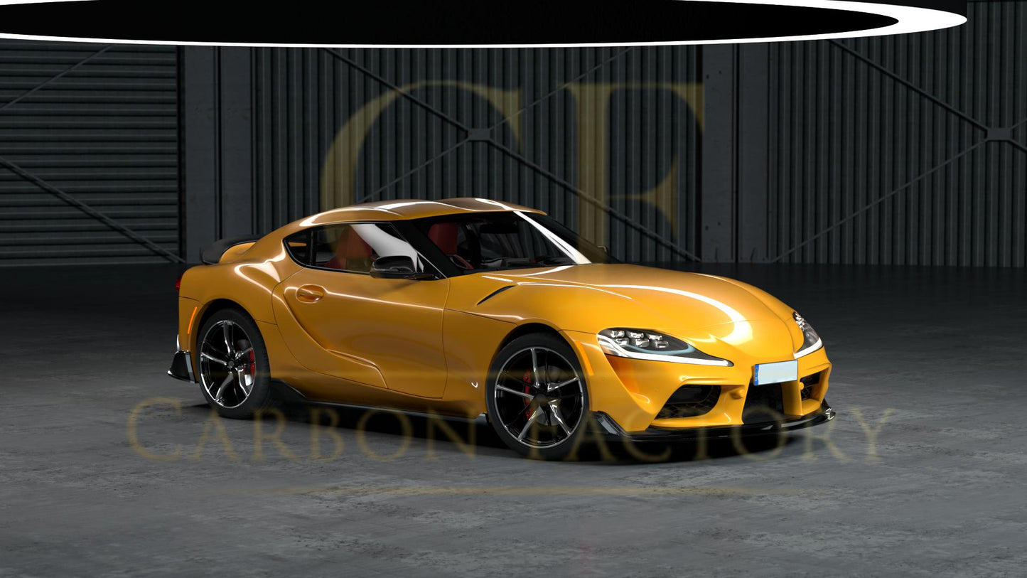 MZ Style Carbon Fibre Front Splitter for Toyota A90 Supra 19-Present-Carbon Factory