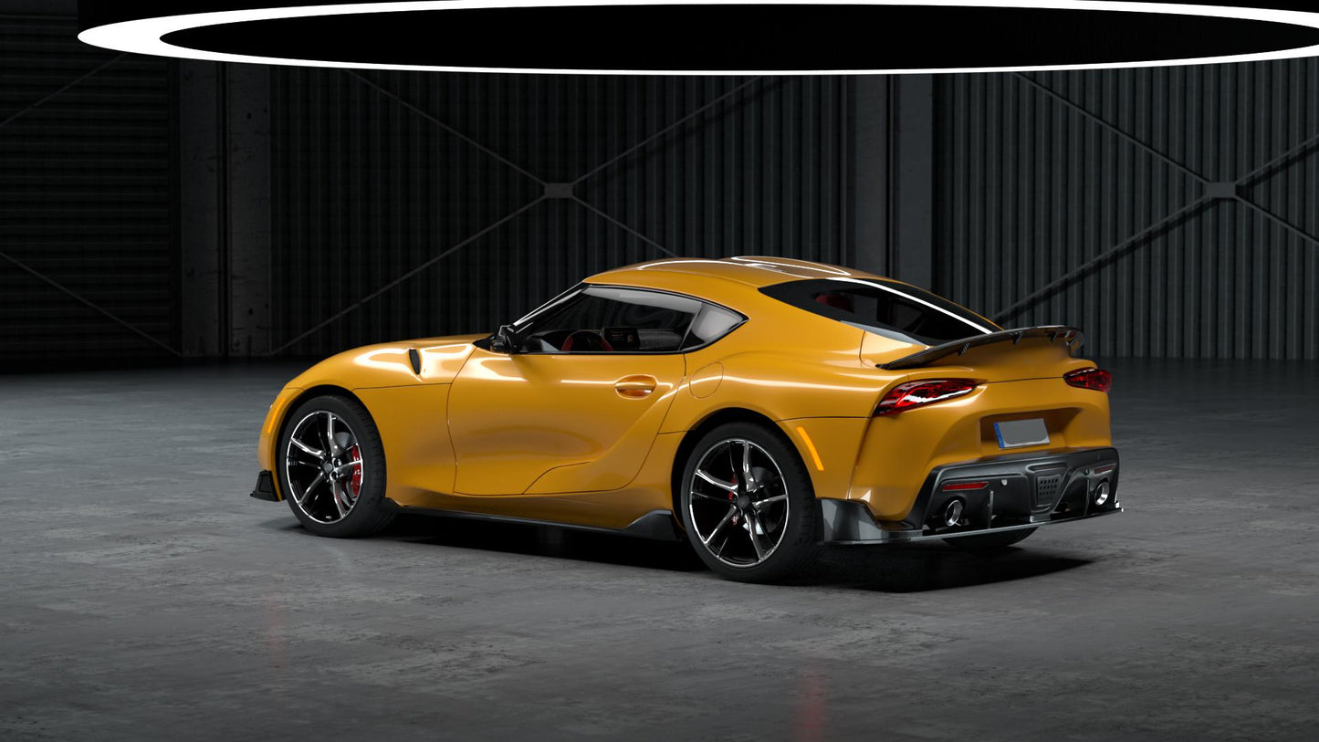 MZ Style Carbon Fibre Rear Spoiler for Toyota A90 Supra 19-Present-Carbon Factory