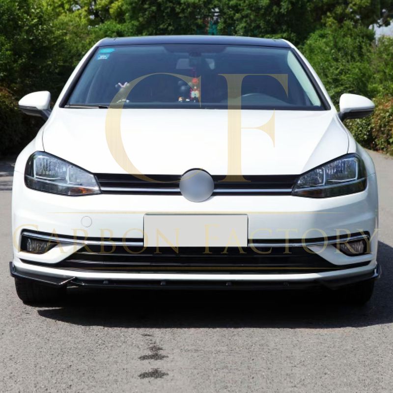 Max Style Gloss Black Front Splitter for VW Golf MK7 MK7.5 13-20-Carbon Factory