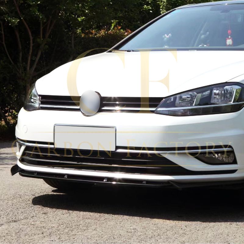 Max Style Gloss Black Front Splitter for VW Golf MK7 MK7.5 13-20-Carbon Factory