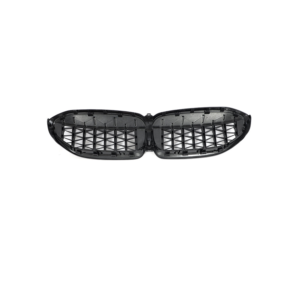 Meteor Style Carbon Fibre Front Grille for BMW G20 G21 3 Series 19-22-Carbon Factory