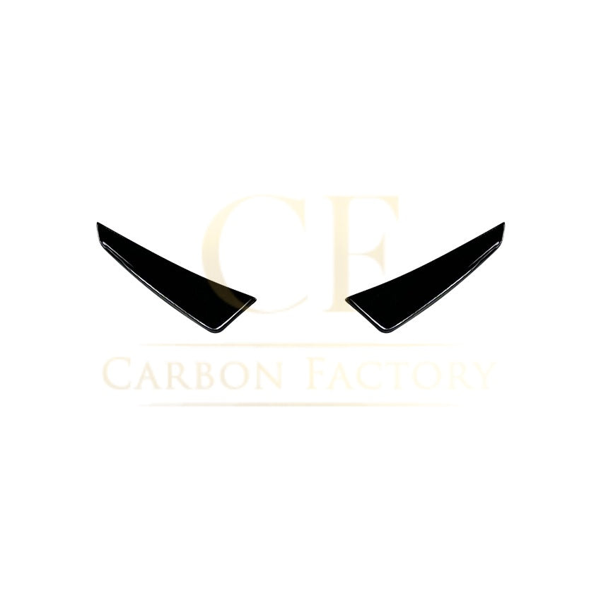 Gloss Black Front Canards Set (4 pcs) for Mercedes Benz W177 A Class AMG & A35 23-25 - Carbon Factory