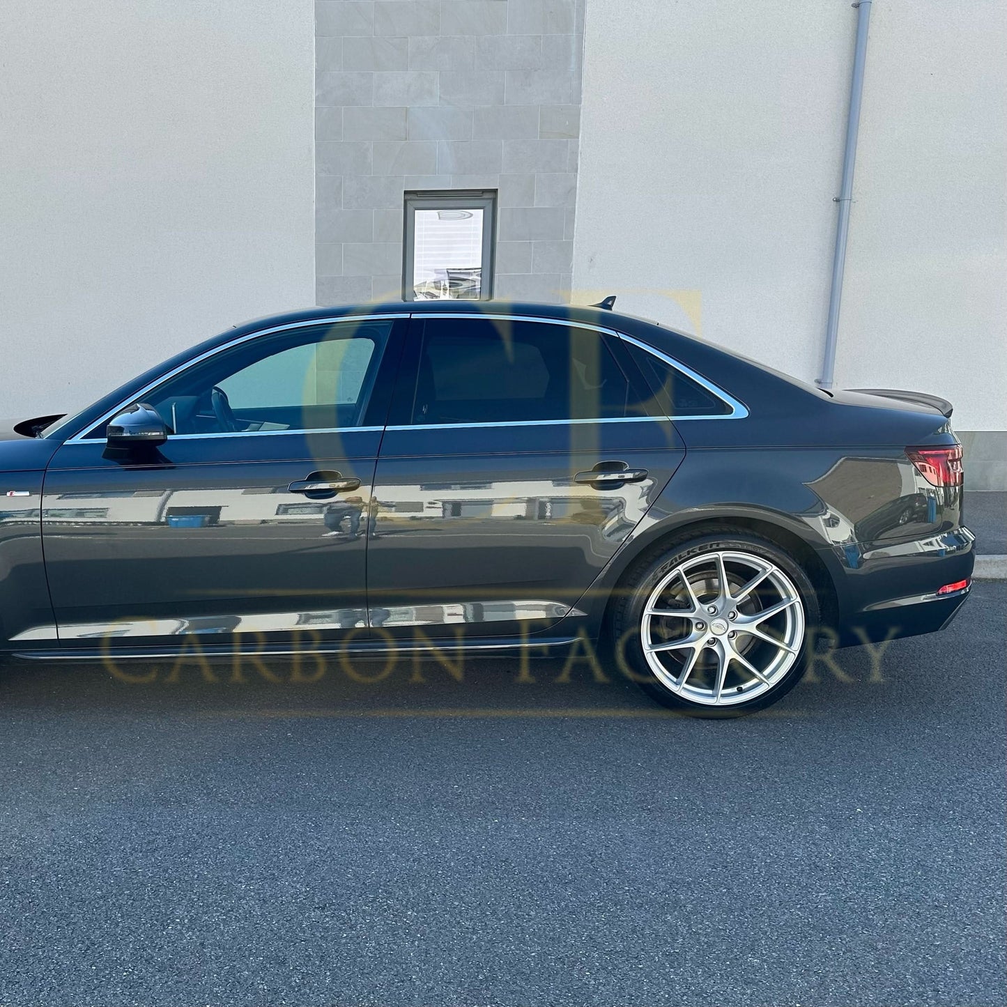 OEM Style Carbon Fibre Boot Spoiler for Audi A4 S4 B9 16-22 - Carbon Factory