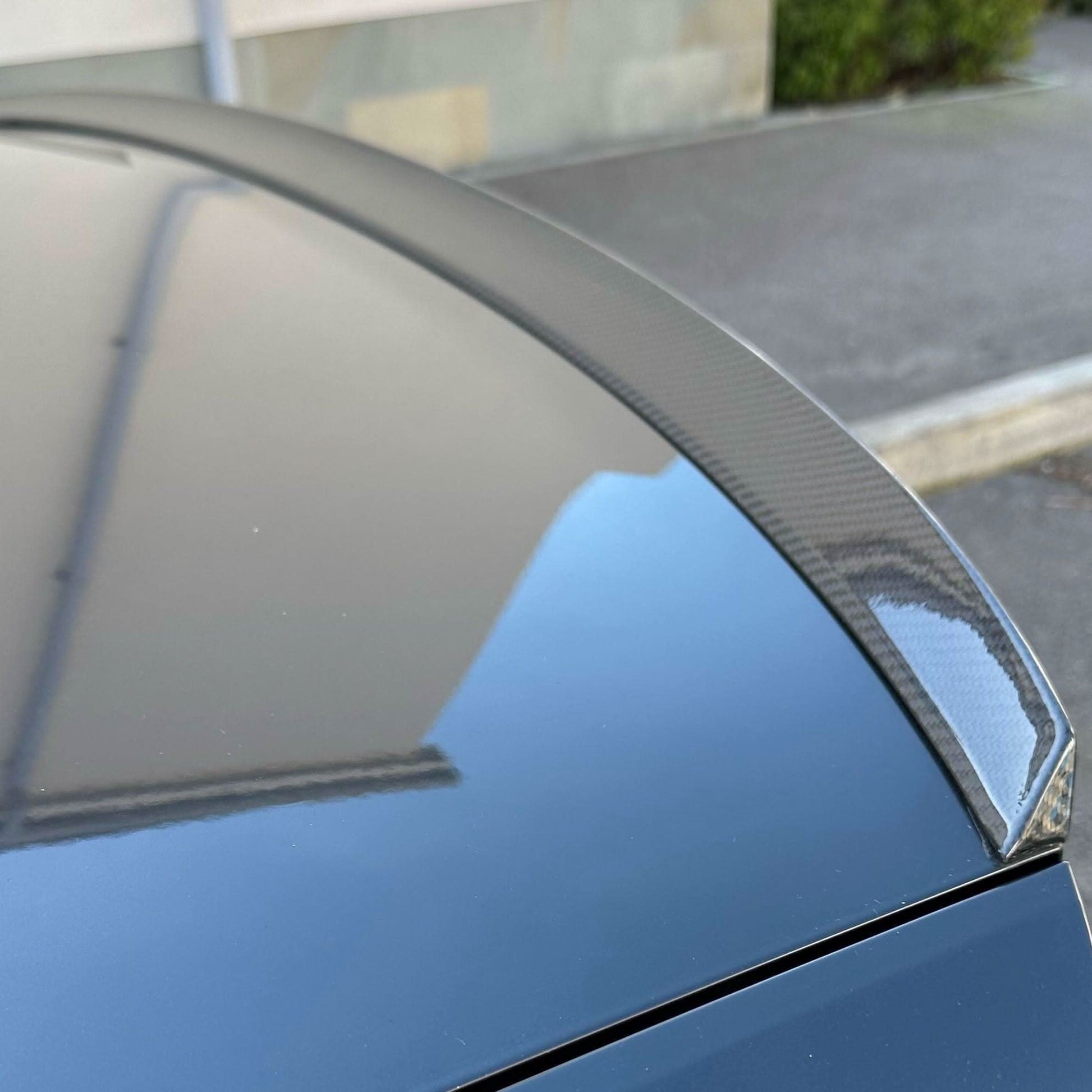 OEM Style Carbon Fibre Boot Spoiler for Audi A4 S4 B9 16-22 - Carbon Factory