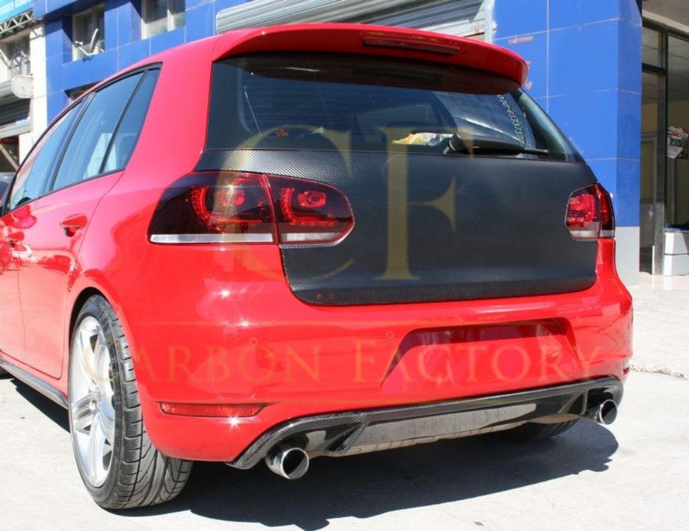 OEM Style Carbon Fibre Rear Diffuser for VW Golf MK6 GTI 08-13-Carbon Factory