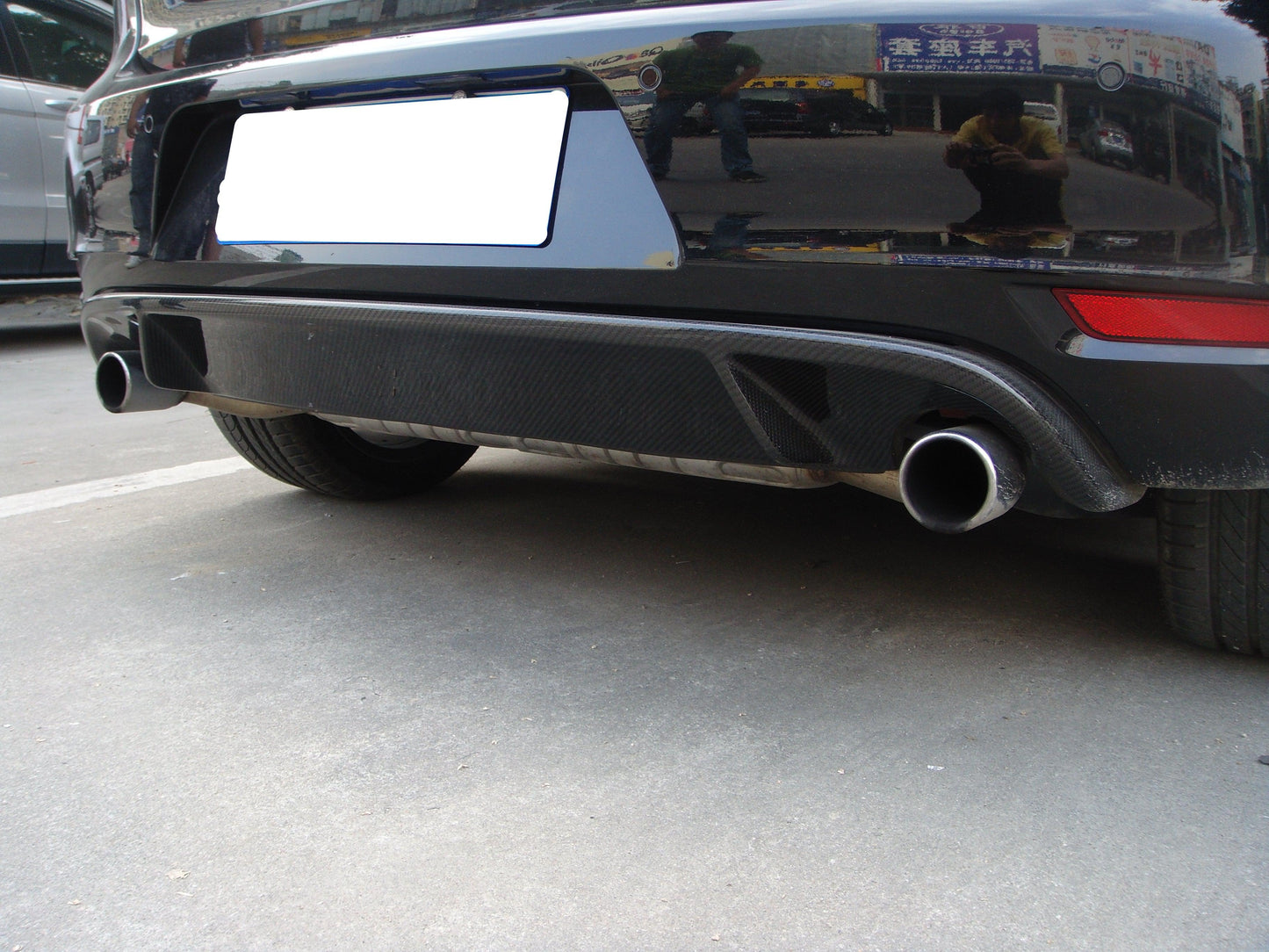 OEM Style Carbon Fibre Rear Diffuser for VW Golf MK6 GTI 08-13-Carbon Factory