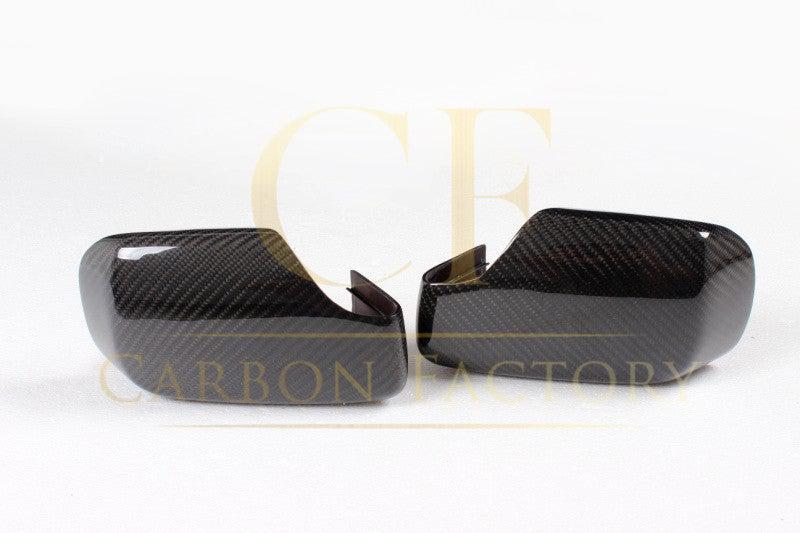 OEM Style Carbon Fibre Replacement Mirror Covers for BMW E60 5 Series Pre-LCI E63 6 Series 03-10-Carbon Factory