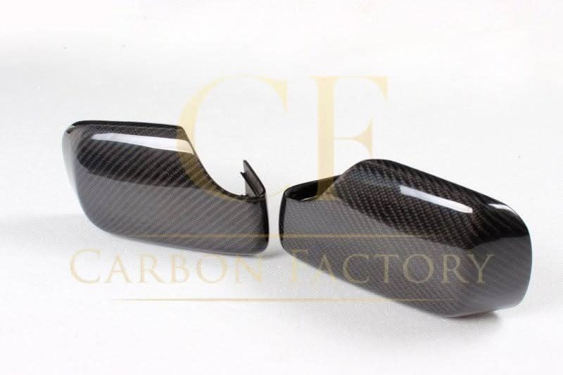 OEM Style Carbon Fibre Replacement Mirror Covers for BMW E60 5 Series Pre-LCI E63 6 Series 03-10 - Carbon Factory