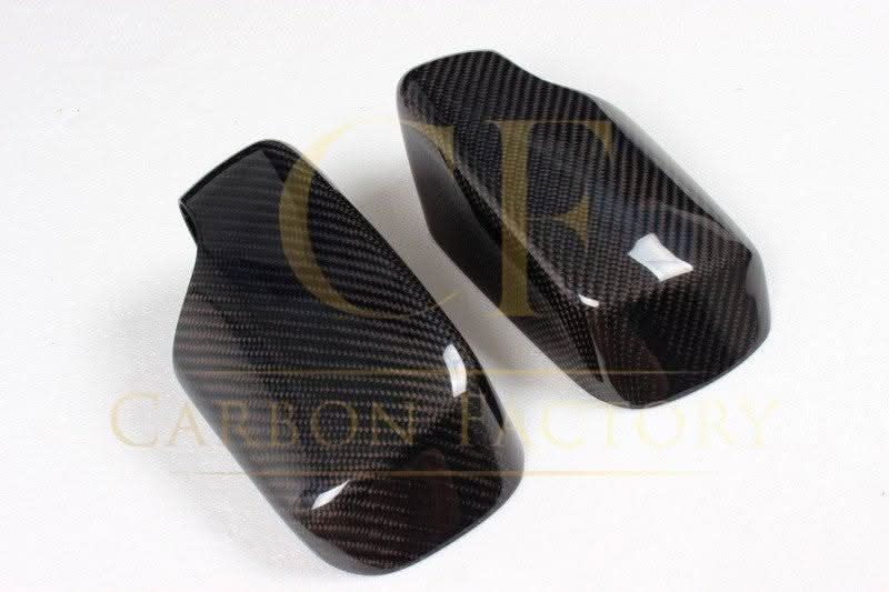 OEM Style Carbon Fibre Replacement Mirror Covers for BMW E60 5 Series Pre-LCI E63 6 Series 03-10 - Carbon Factory