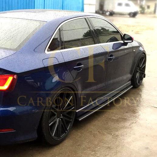 OEM Style Carbon Fibre Side Skirts for Audi S3 Saloon 13-19-Carbon Factory