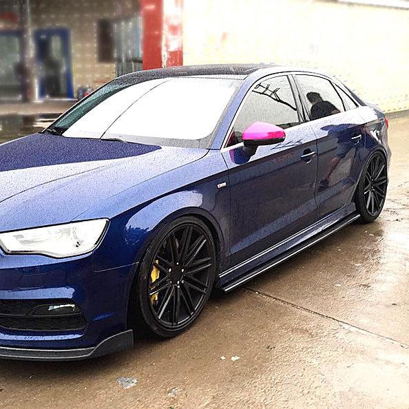 OEM Style Carbon Fibre Side Skirts for Audi S3 Saloon 13-19-Carbon Factory