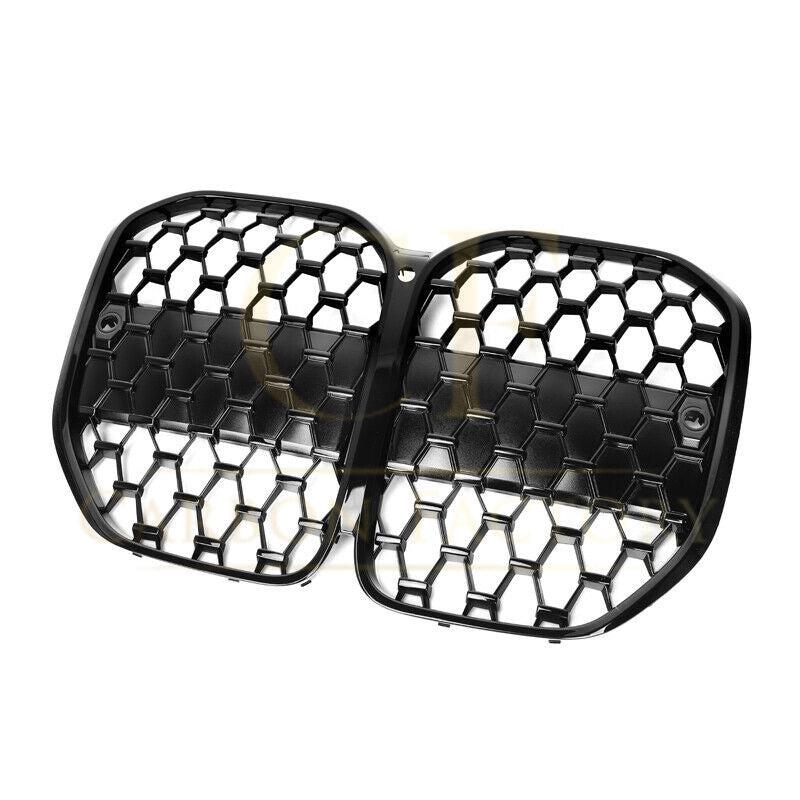 OEM Style Front Grille for BMW G22 G23 4 Series 20-25-Carbon Factory