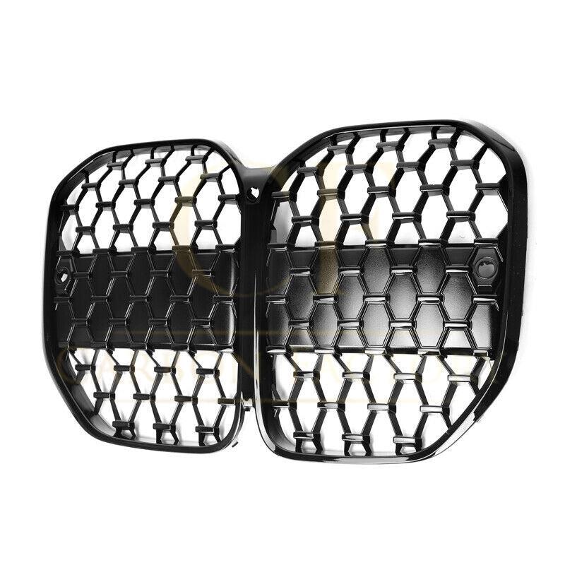 OEM Style Front Grille for BMW G22 G23 4 Series 20-25-Carbon Factory
