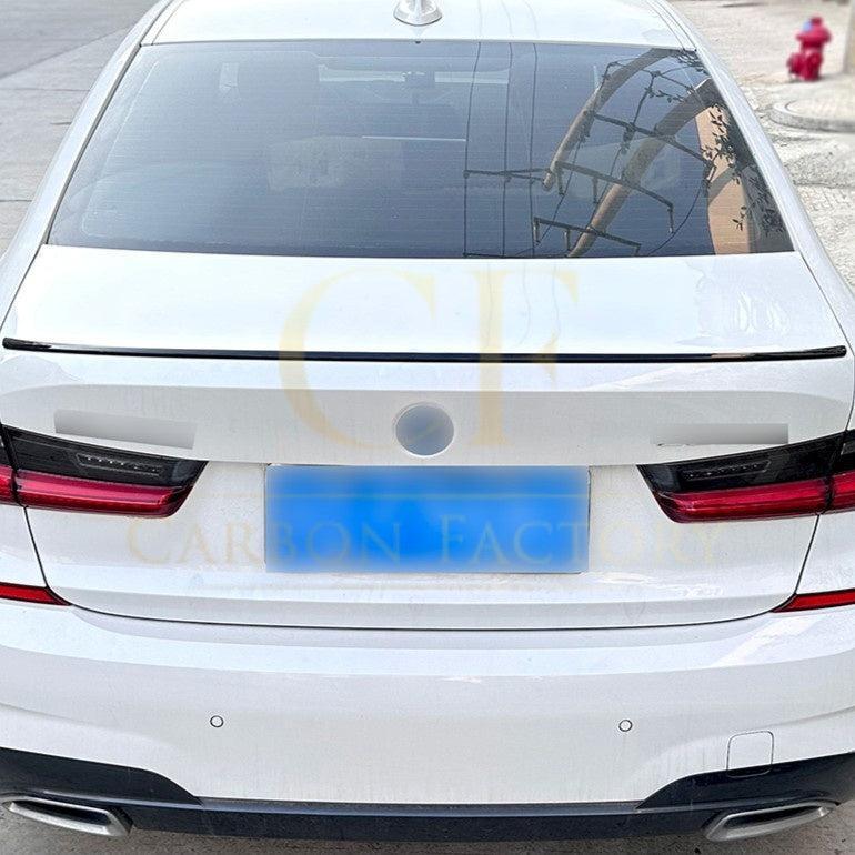OEM Style Gloss Black Boot Spoiler for BMW G20 3 Series G80 M3 19-Present-Carbon Factory