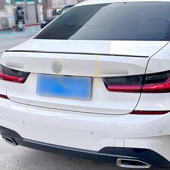 OEM Style Gloss Black Boot Spoiler for BMW G20 3 Series G80 M3 19-Present-Carbon Factory