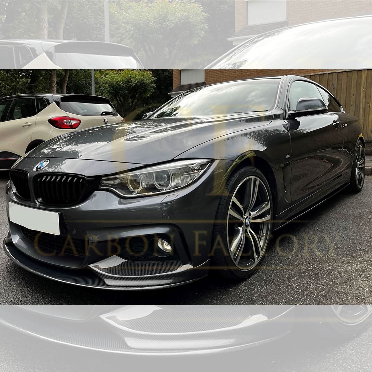 OEM Style Gloss Black Side Skirts for BMW F32 F33 F36 4 Series 14-20 - Carbon Factory