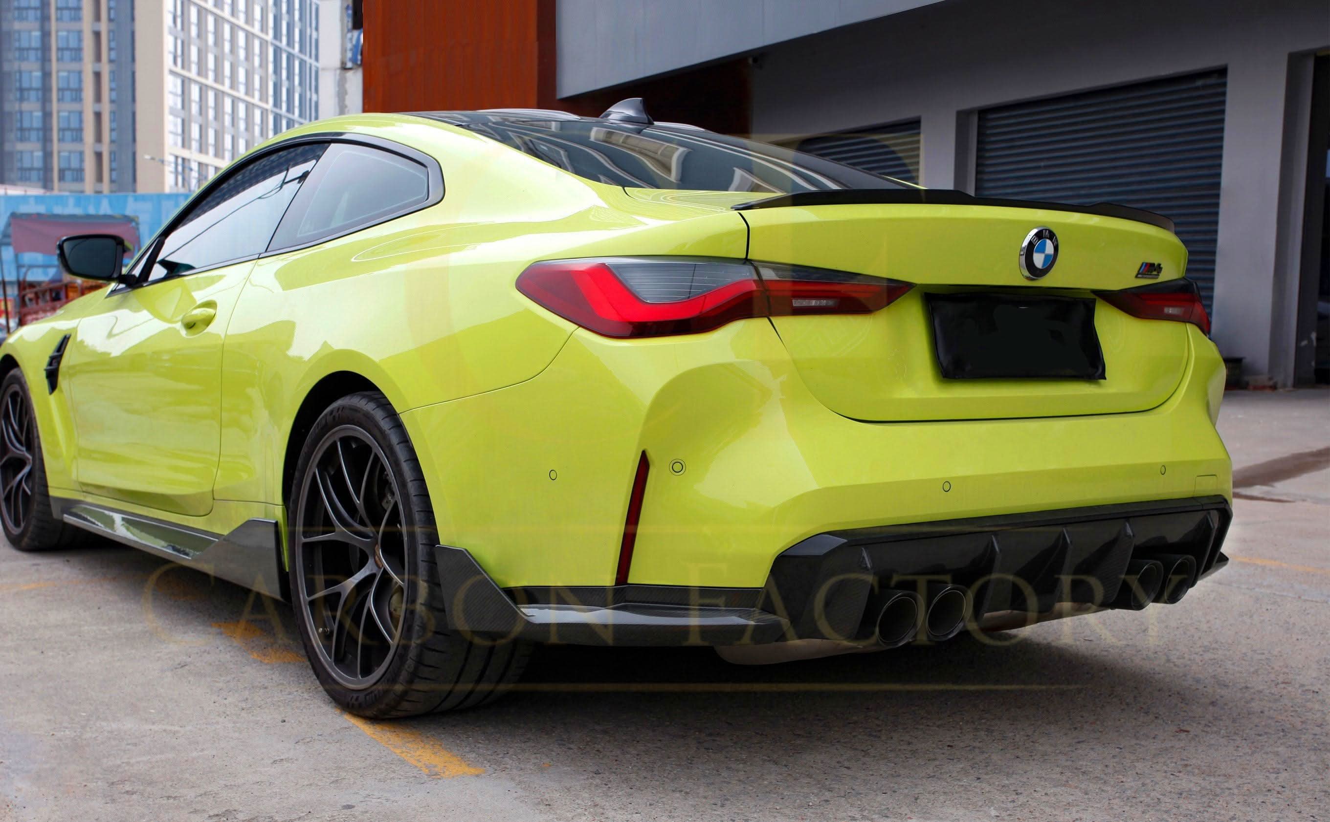 OEM Style Pre-Preg Carbon Fibre Boot Spoiler for BMW G82 M4 G22 4 Series 20-Present - Carbon Factory