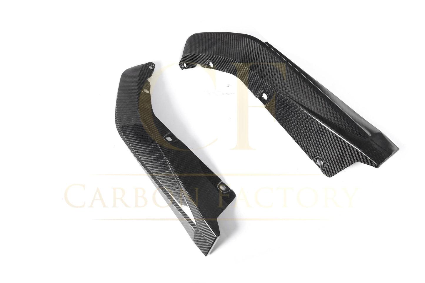 OEM Style Pre-Preg Carbon Fibre Rear Bumper Spats for BMW G80 M3 21-Present-Carbon Factory