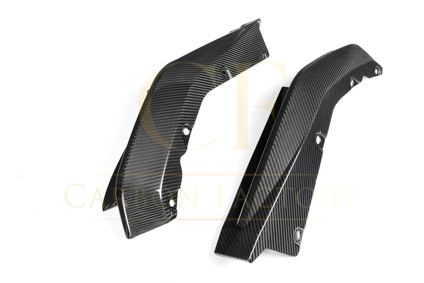 OEM Style Pre-Preg Carbon Fibre Rear Bumper Spats for BMW G80 M3 21-Present-Carbon Factory