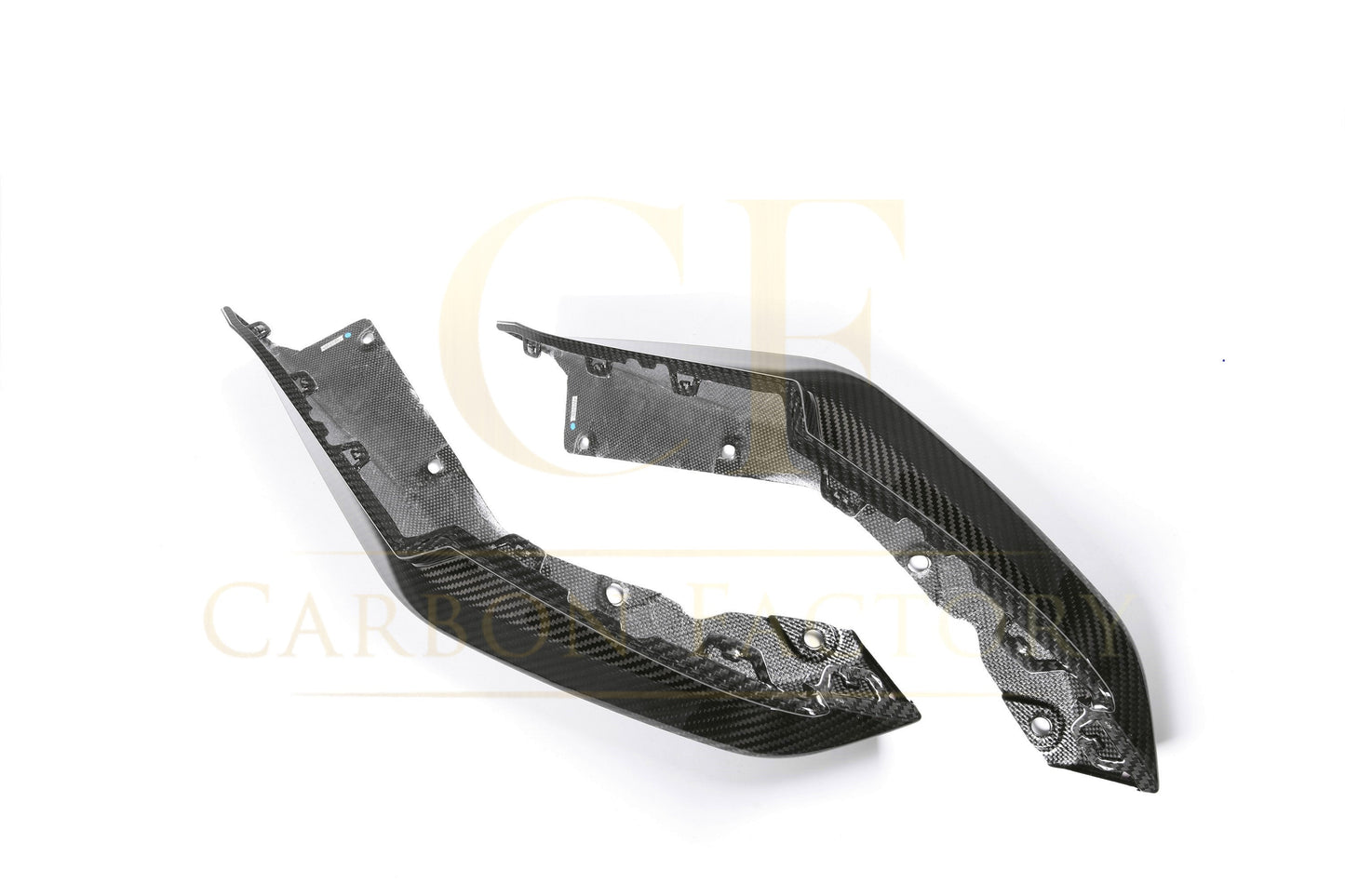 OEM Style Pre-Preg Carbon Fibre Rear Bumper Spats for BMW G80 M3 21-Present-Carbon Factory