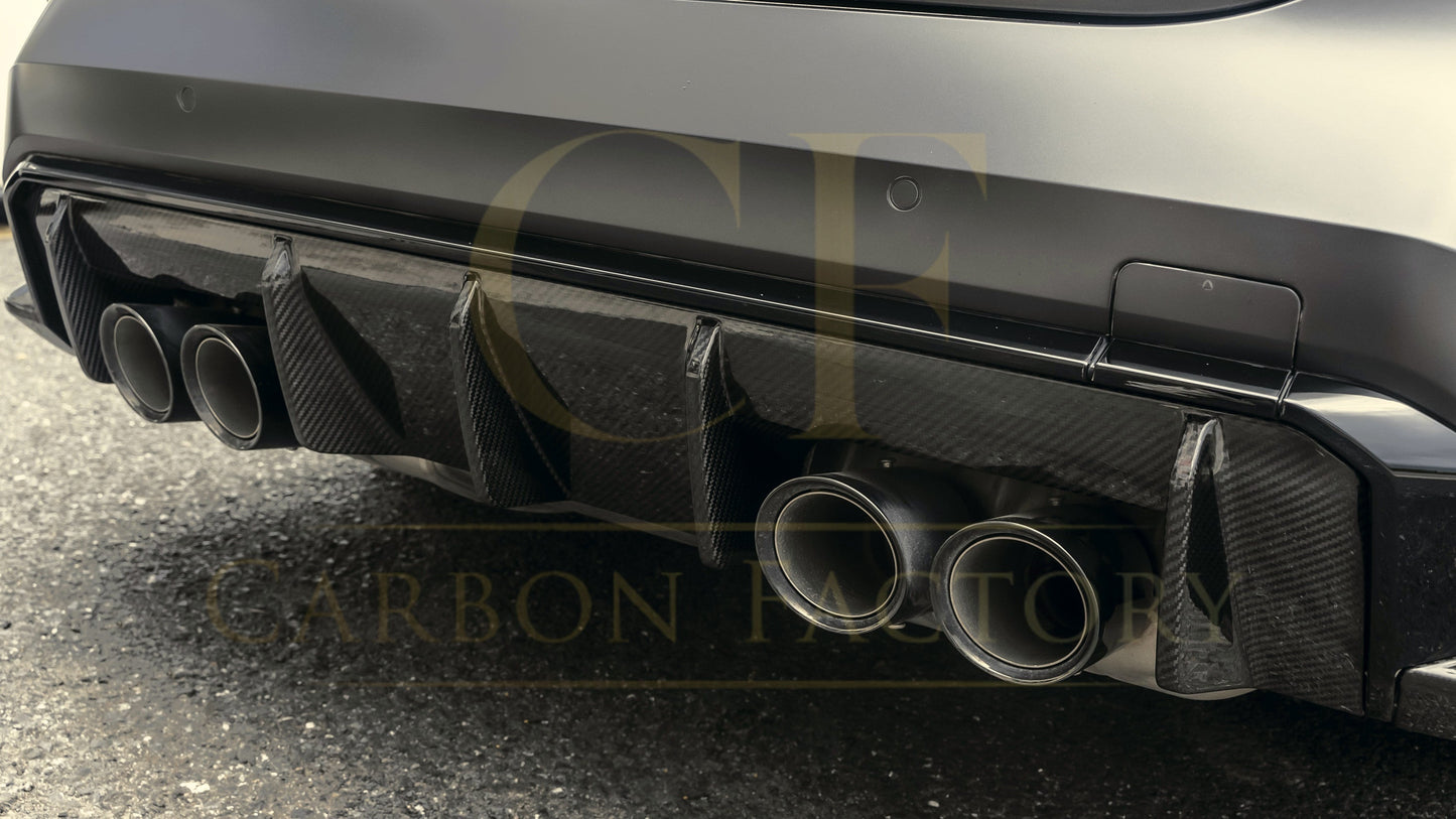 OEM Style Pre-Preg Carbon Fibre Rear Diffuser for BMW G80 M3 G82 G83 M4 21-Present - Carbon Factory