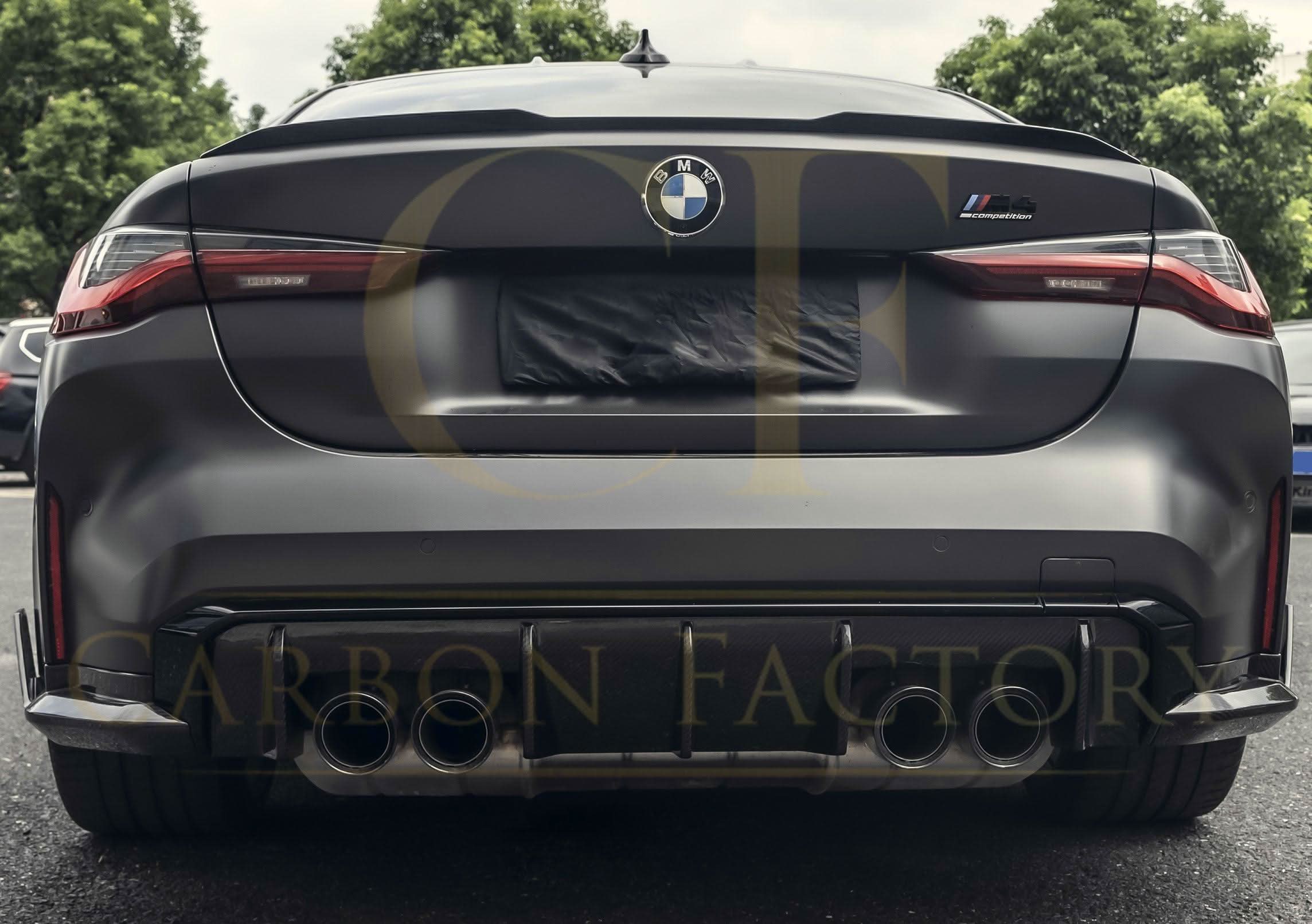OEM Style Pre-Preg Carbon Fibre Rear Diffuser for BMW G80 M3 G82 G83 M4 21-Present - Carbon Factory