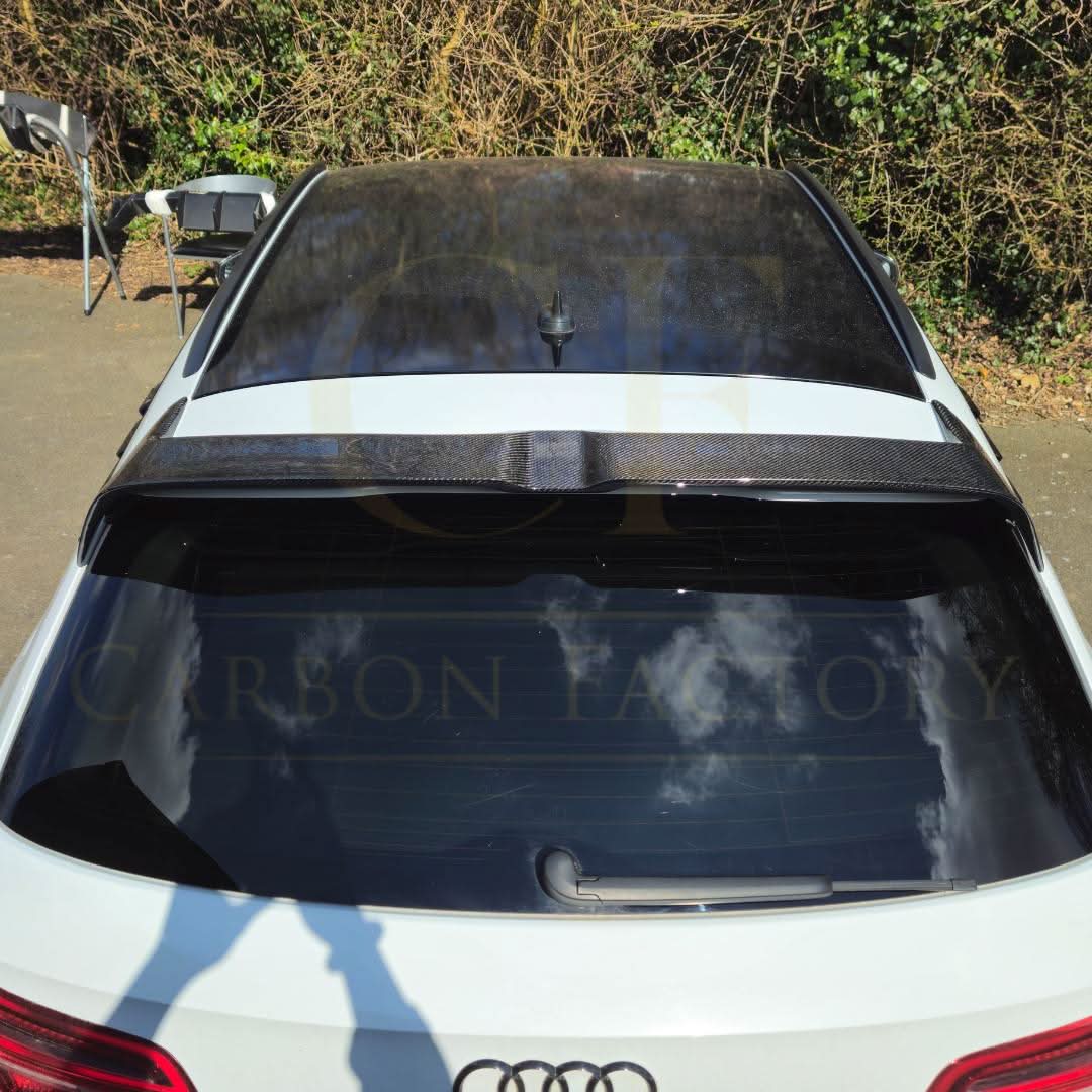 OT Style Carbon Fibre Roof Spoiler for Audi A3 S Line S3 RS3 Hatchback 13-20 - Carbon Factory
