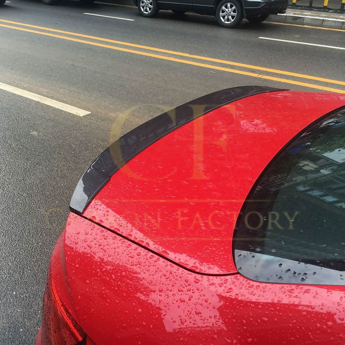 P Style Carbon Fibre Boot Spoiler for Audi A4 S4 B9 16-22 - Carbon Factory