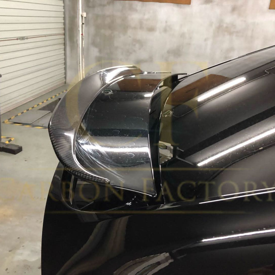 P Style Carbon Fibre Boot Spoiler for Tesla Model X 16-Present - Carbon Factory