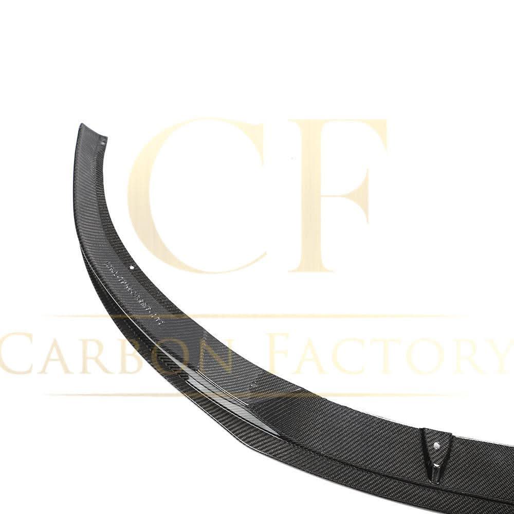 P Style Carbon Fibre Front Splitter for Audi A4 B9 S Line & S4 19-22 - Carbon Factory