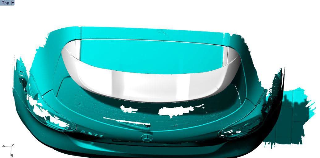 P Style Carbon Fibre Roof Spoiler for Mercedes Benz W176 A Class 13-18 - Carbon Factory