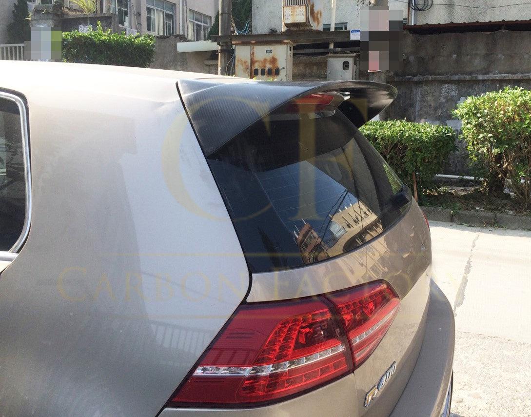 P Style Carbon Fibre Roof Spoiler for VW Golf MK7 14-20-Carbon Factory