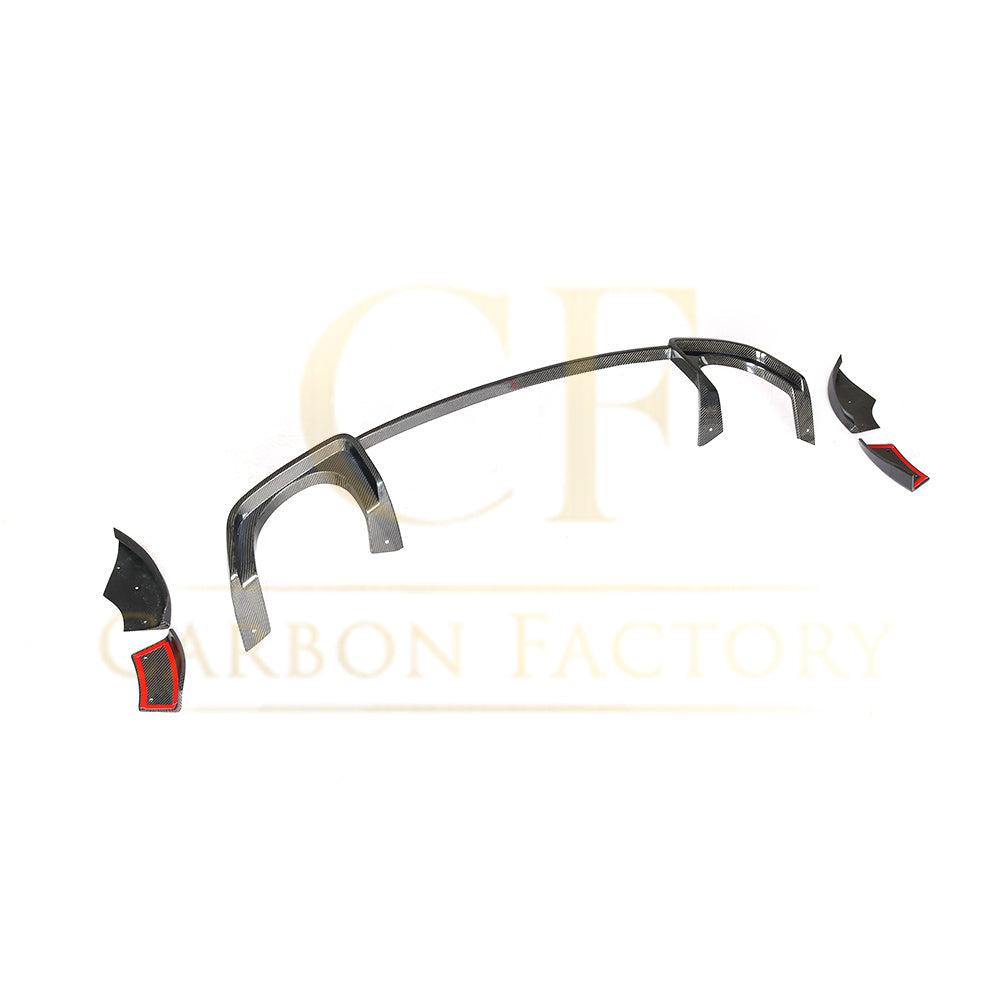 P Style Pre-Preg Carbon Fibre Rear Diffuser for Audi 8S TTRS MK3 15-18-Carbon Factory