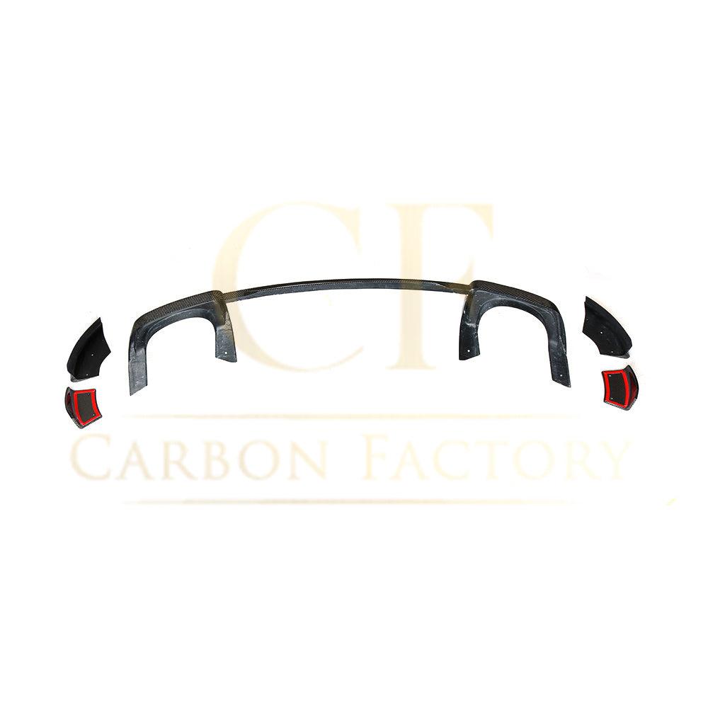 P Style Pre-Preg Carbon Fibre Rear Diffuser for Audi 8S TTRS MK3 15-18-Carbon Factory