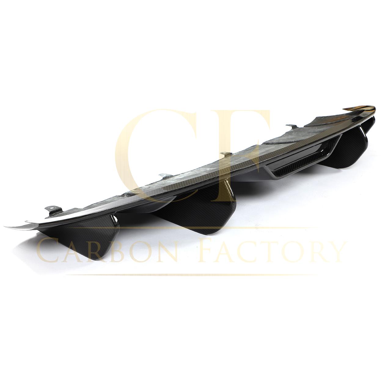 P Style Pre-Preg Carbon Fibre Rear Diffuser for Porsche Taycan 4 Door 19-21-Carbon Factory