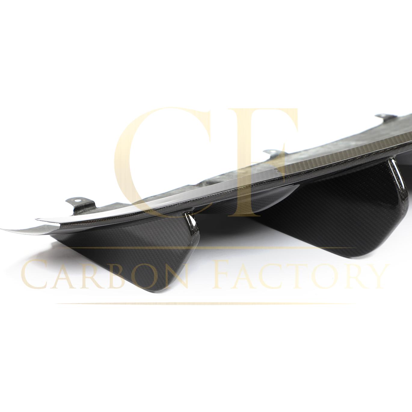 P Style Pre-Preg Carbon Fibre Rear Diffuser for Porsche Taycan 4 Door 19-21-Carbon Factory