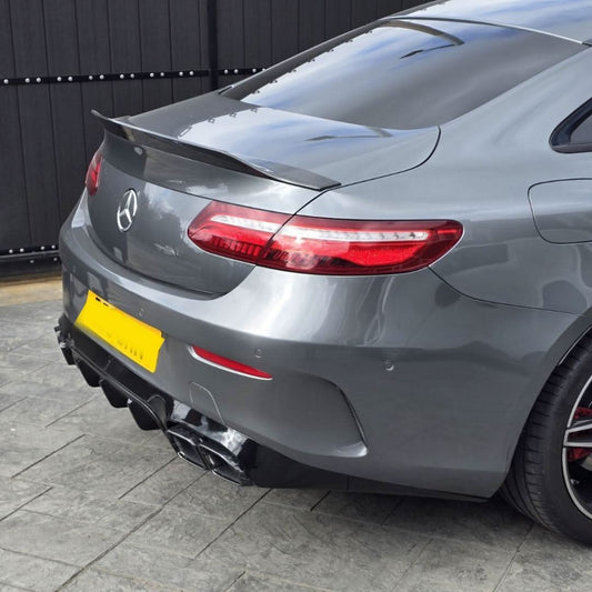 PSM Style Carbon Fibre Boot Spoiler for Mercedes Benz W213 E Class Saloon 17-Present - Carbon Factory