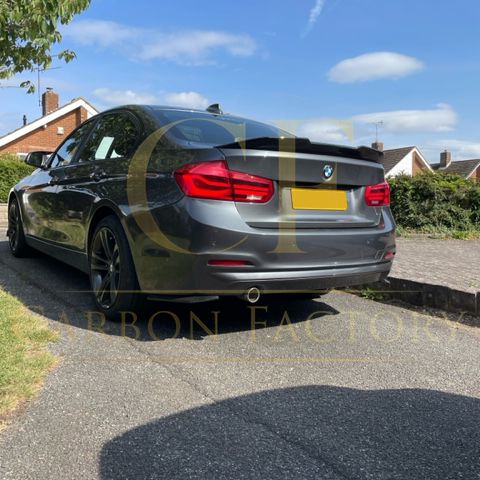 PSM Style Gloss Black Boot Spoiler for BMW 3 Series F30 F80 Saloon inc M3 12-19-Carbon Factory