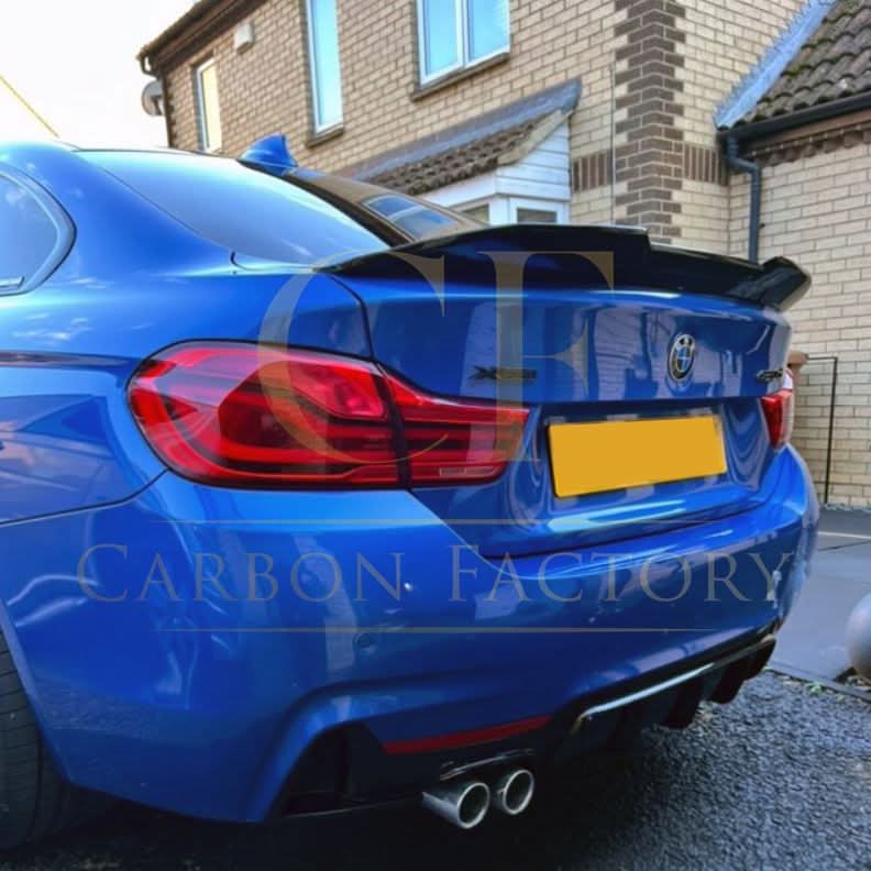 PSM Style Gloss Black Boot Spoiler for BMW 4 Series F33 Convertible inc F83 M4 14-20 - Carbon Factory