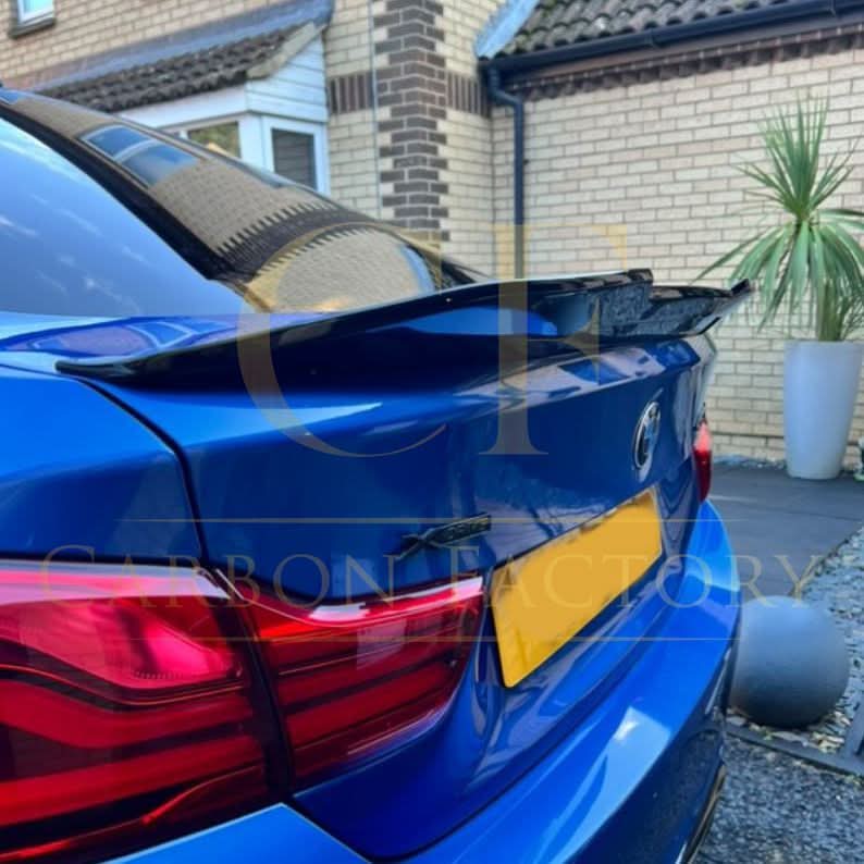 PSM Style Gloss Black Boot Spoiler for BMW 4 Series F33 Convertible inc F83 M4 14-20 - Carbon Factory