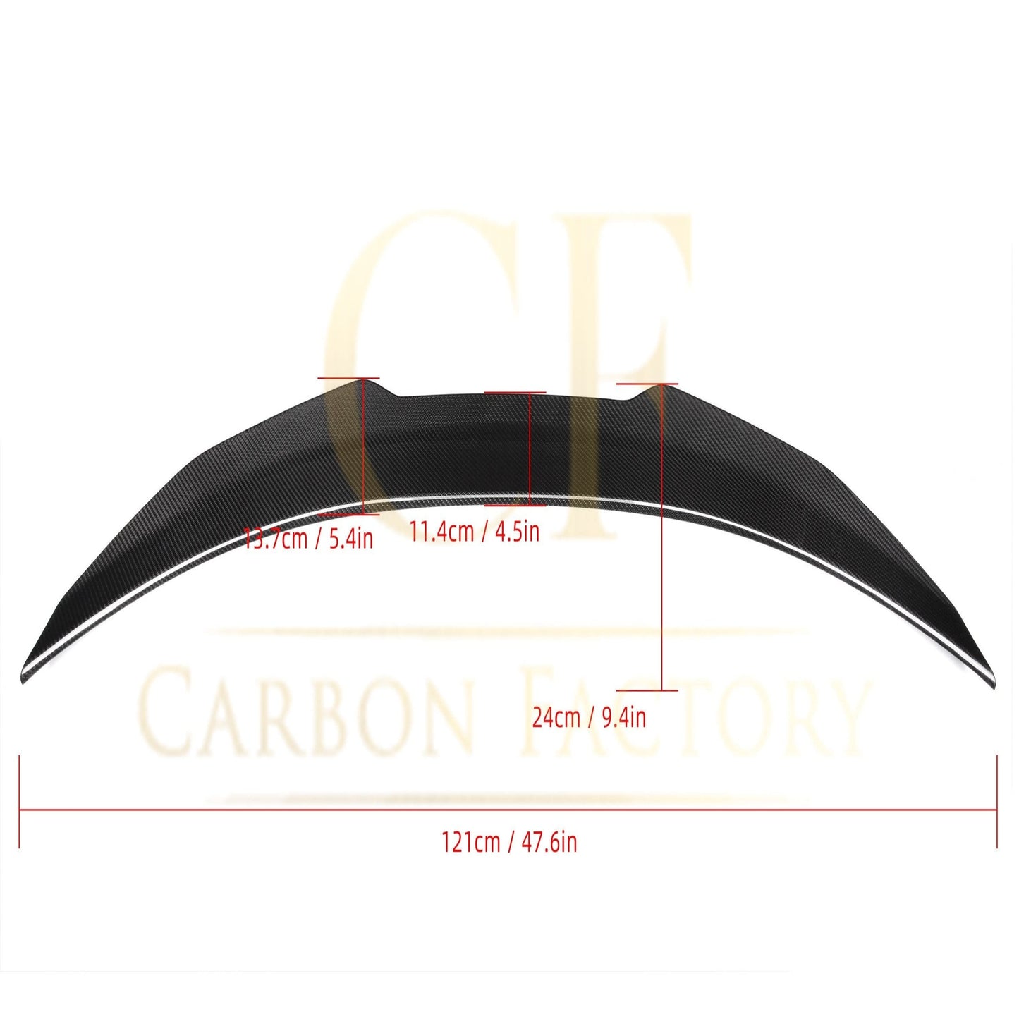 PSM Style Pre-Preg Carbon Fibre Boot Spoiler for Audi A4 S4 B9 16-22 - Carbon Factory