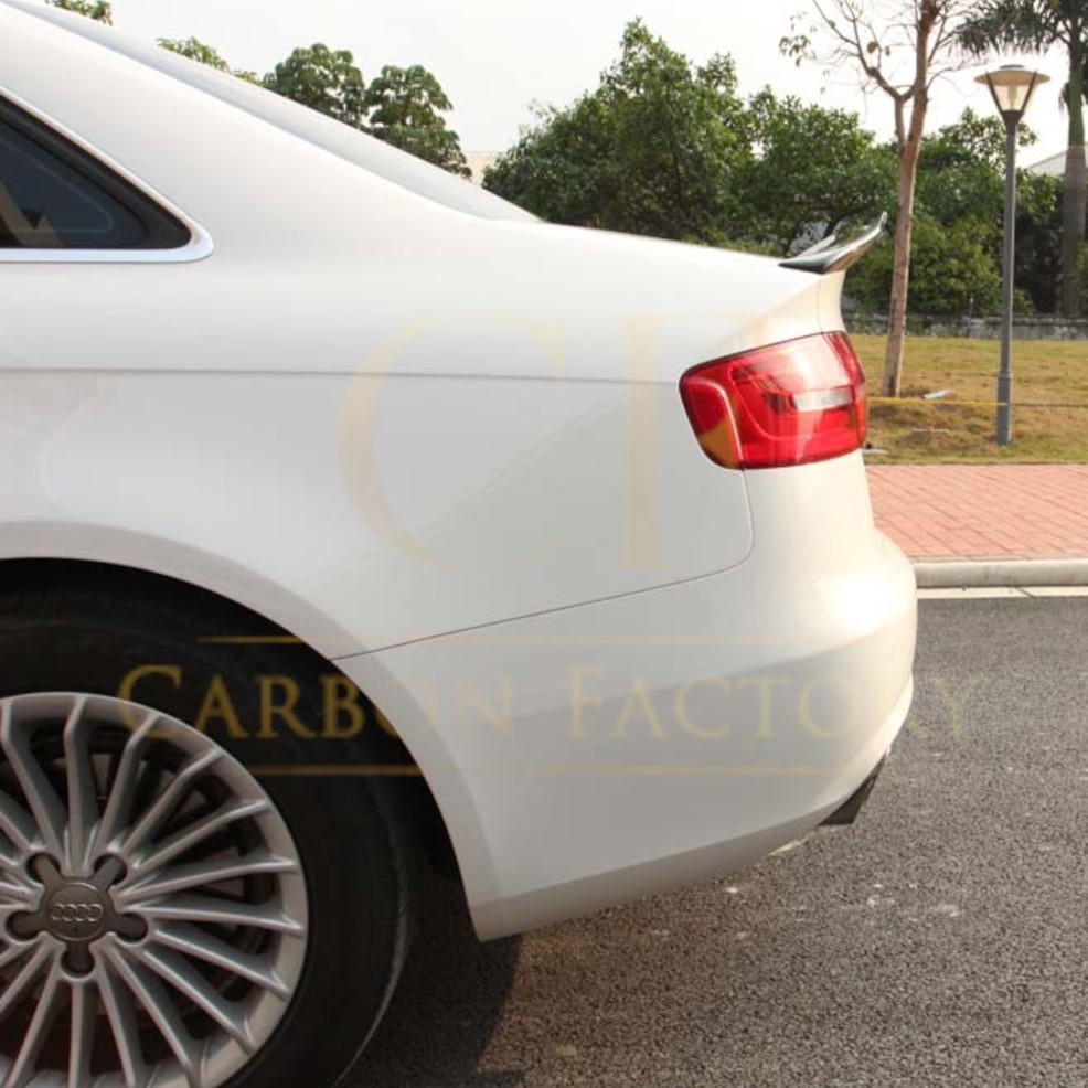 PSM Style Pre-Preg Carbon Fibre Boot Spoiler for Audi A4 S4 B9 16-22 - Carbon Factory