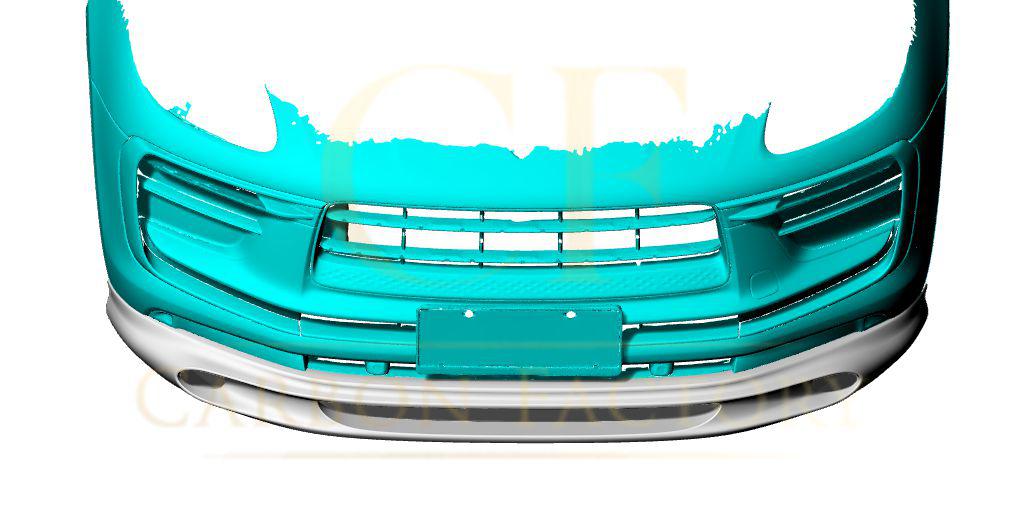 Performance Style Carbon Fibre Front Splitter for Porsche Macan 22-Present-Carbon Factory